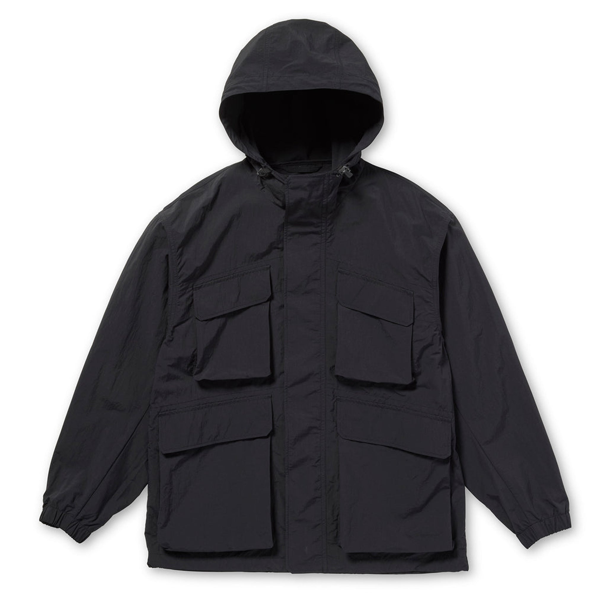 Snow Peak Nylon Double Rip Jacket Black - Image 1