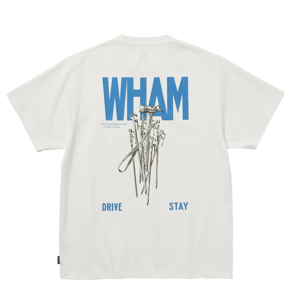 Snow Peak Pegs & Hammer T-Shirt Off White