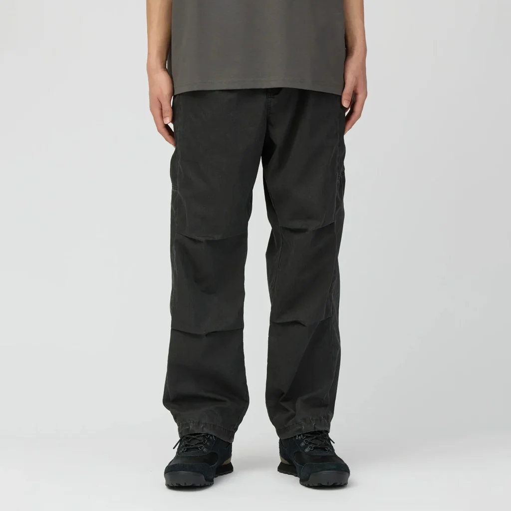 Snow Peak Pigment Washed Pants Charcoal