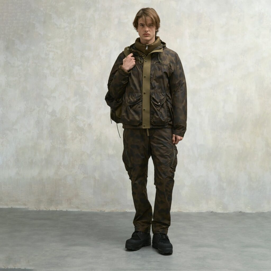 Ten C Skye Ten Anorak Dark Olive